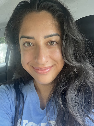 Awakened Beauty client Nicole M after her facial experience